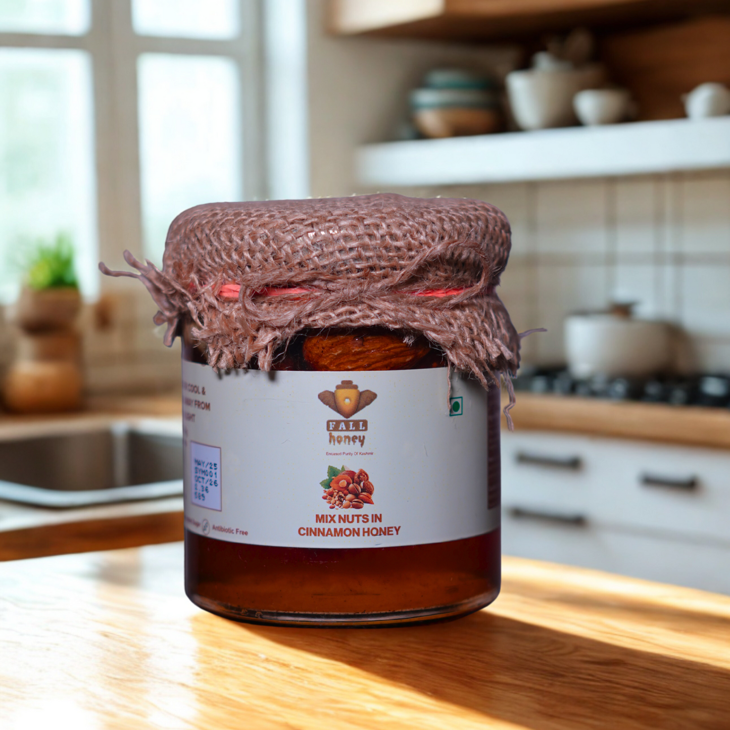 Mix Nuts in Cinnamon Honey